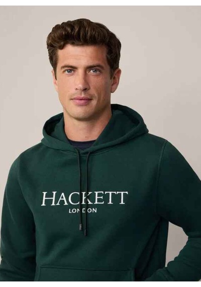 Hackett Koyu Yeşil Erkek Pamuklu Sweatshirt Hm581289