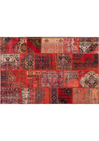 Mudo Home Lıma Anatolıa Patchwork Halı 170x240 Kırmızı