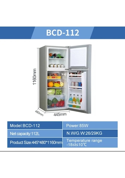 Passarella Karavan Ve Tekneler İçin 12v İki Kapılı Buzdolabı