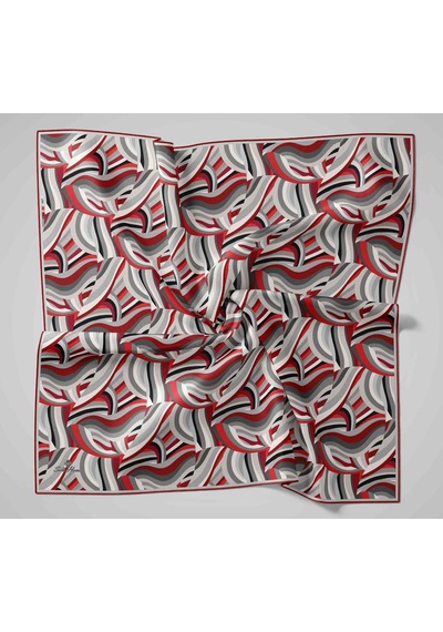 Silk Home Twill İpek Eşarp 11471-20 Beyaz, Siyah, Kırmızı, Bordo, Gri
