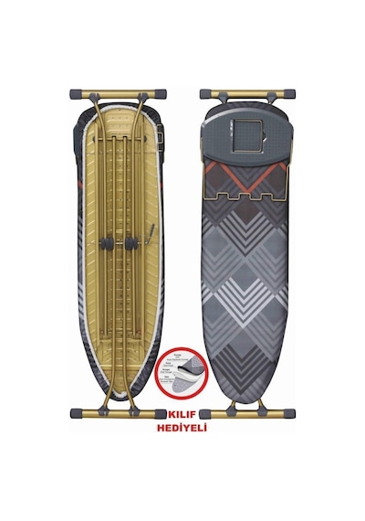 Harbinger MM156 Goldboard Ütü Masası Gold Serisi & Ekstra Kalın Kumaş + Yedek Bez