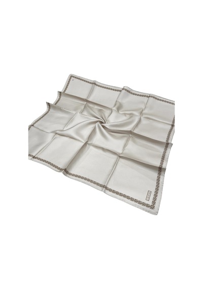 Armine İpek Eşarp 2025 Kış - 9260-06 Twill Koyu Bej 136