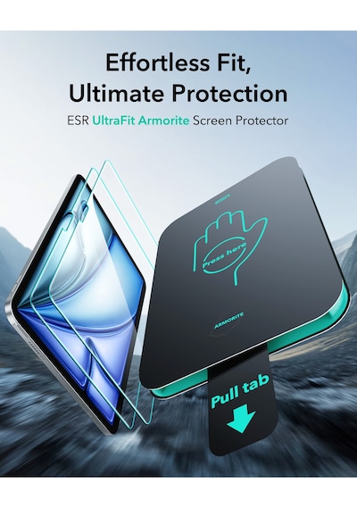 iPad Uyumlu  Air 11 M2-m3 2025 Ultrafit Armorite Ekran Koruyucu 2 Adet