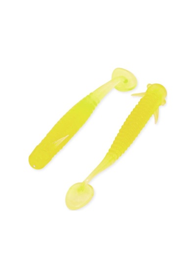 Silikon Kurt Yem - 1g 50mm - Fishack Wormix - 10 Adet - Fluo Green