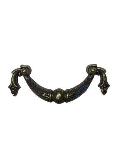 Ers Dekoratif Zamak Üzümlü Kulp - 64mm, Antik, 1 Adet Diğer