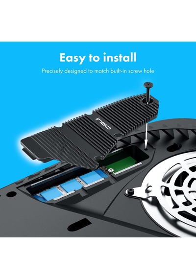 Ps5 Soğutucu, M.2 Nvme Ssd Soğutucu, Ps5 Dahili Pcıe M.2 Nvme Gaming Ssd İçin, Saf Bakır Şeritle Tasarlanmış Magn Diğer