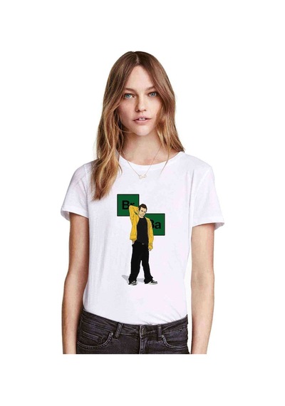 Breaking Bad Jesse Kadın Beyaz Tshirt