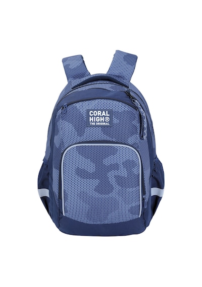 Coral High Lacivert Desenli Okul Sırt Çantası 24452 Buz Yeşil