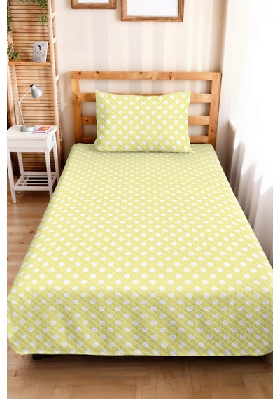 Puantiyeli Sarı Genç Odası Tek Kişilik Pike Takımı - Modern Beyaz 160x220 Cm Kapitone Yatak Örtüsü Ayazlı Yağmur Esintisi Puantiyeli Sarı Genç Odası Tek Kişilik Pike Takımı - Modern Beyaz 160x220 Cm Kapitone Yatak Örtüsü Ayazlı Yağmur Esintisi