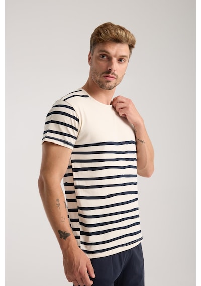 Akbeniz Erkek Krem Sıfır Yaka Kısa Kol Şortlu Pijama Takımı