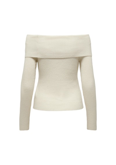 Only Onlkatia Life Ls Off Shoulder Kadın Kazak 15311830 Krem