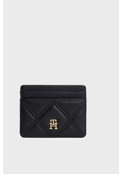 Tommy Hilfiger Kapitoneli Kartlık Kadın Kartlık Aw0aw18700 Bds Siyah SİYAH