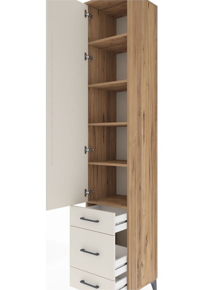 Hyperion Dolap 5 Raflı 3 Çekmeceli Tek Kapaklı 44x44x243 Çam-aytaşı Atlas Çam Hyperion Dolap 5 Raflı 3 Çekmeceli Tek Kapaklı 44x44x243 Çam-aytaşı Atlas Çam