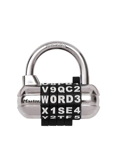 Master Lock Asma Kilit, Kendi Word Şifreli Kilidinizi Ayarlayın,