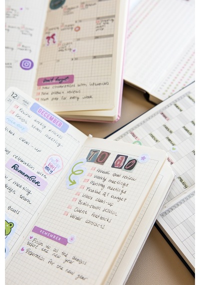 Charm Takılabilen 2026-2027 Mid-year Akademik Cep Ajanda 9x17 Cm Pembe