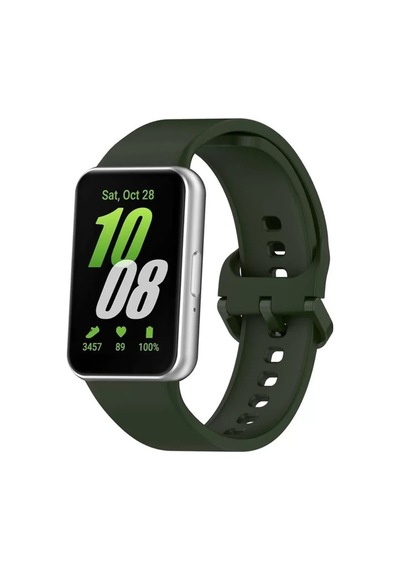 Newface Samsung Galaxy Fit 3 Klasik Kordon - Haki Yeşil
