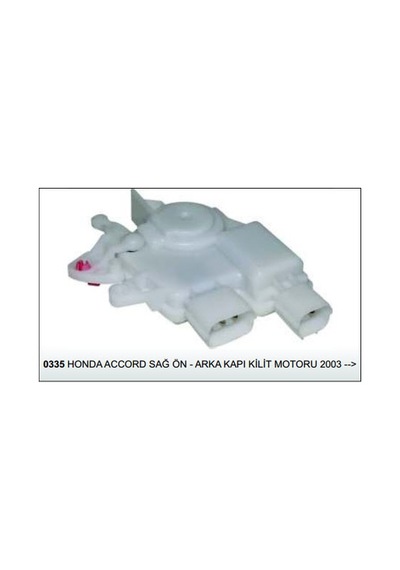 Kapi Kilit Motoru Sağ Ön-arka Valor 0335 Accord03 Remark Rem R001 6380