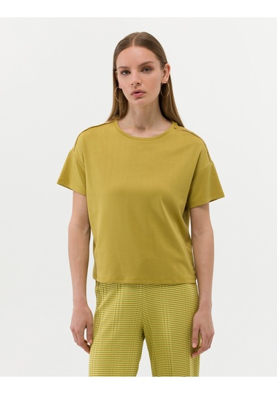 Pierre Cardin Yeşil Regular Fit Tişört 50269359-vr235 Diğer