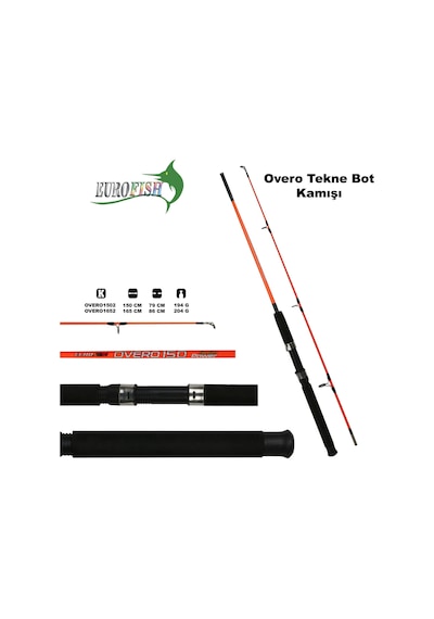 Eurofısh Overo Tekne/bot Kamışı 180 Cm