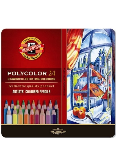 Koh-ı Noor Set Of Artist´s Coloured Pencils (24 Lü) 3824 24