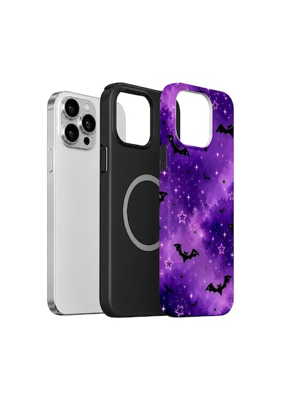 Velvoria Valestra Bat Sky Apple iPhone Uyumlu 12 Pro Max Magsafe Koruma Kılıfı Valestra Magline - Bat Sky