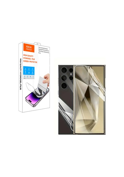 Samsung S24 Plus 2in1 Kırılmaz Cam Özel Kesim Hydrogel Film