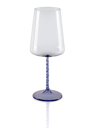 The Mia Edera Şarap Kadehi Mavi 500 Ml
