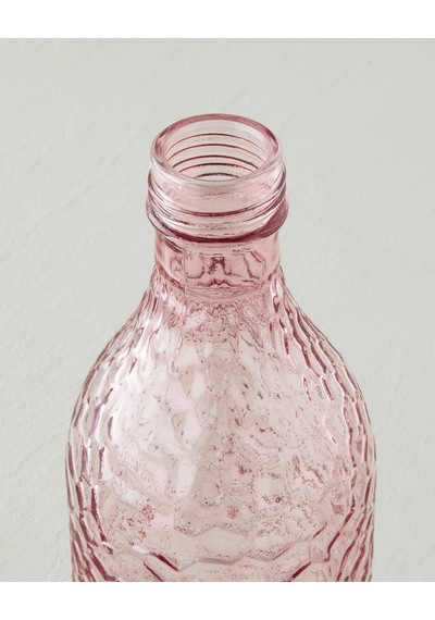 English Home Swirl Cam Şişe 950 Ml Pembe