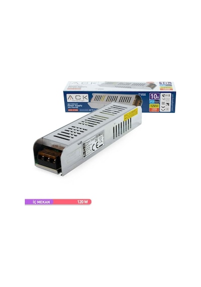 Ack Ay02-01000 120w 10 Amper İnce Tip Led Trafosu