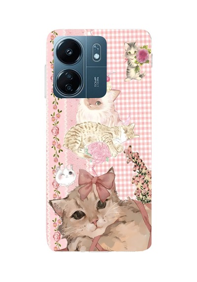 Xiaomi Redmi 13c Silikon Desen300 Çok Renkli