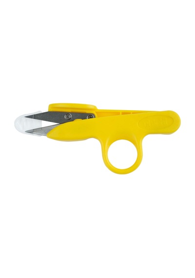 Chichi Tc-801 Plastik Yaylı İplik Temizleme Makası Sarı