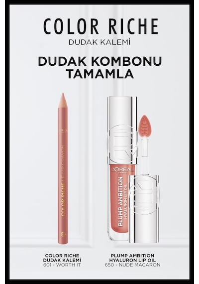 L'oréal Paris Color Riche Dudak Kalemi - 601 Worth It Diğer