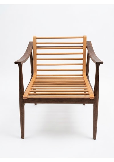 Legno Dual Kolçaklı Ahşap Berjer Ceviz