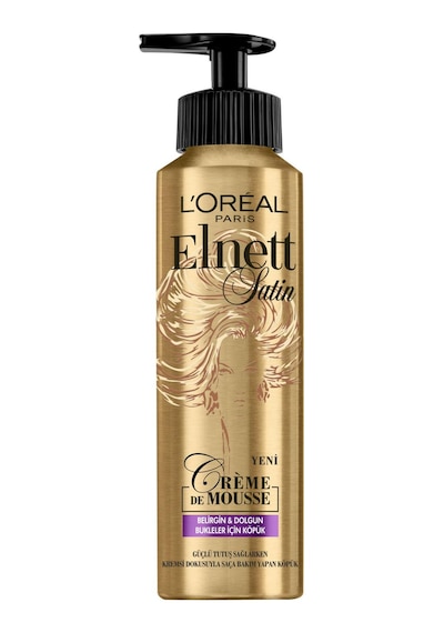 L'Oreal Paris Elnett Creme de Mousse Belirgin ve Dolgun Bukleler için Saç Köpüğü 200 ML