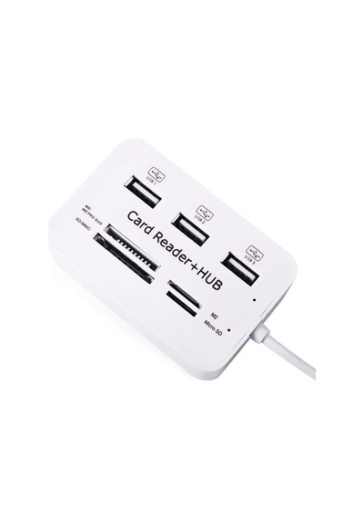 4 Slot Kart Okuyucu + 3 Port Usb 2.0 Çoklayici