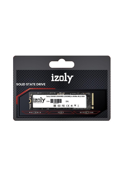 Izoly 256gb 2000mb-1300mb/s Nvme M.2 Pcı-express 3.0 Gaming Ssd