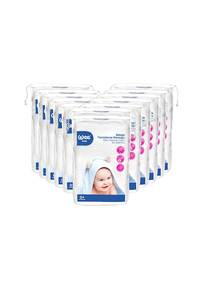 Bebek Temizleme Pamuğu Seti (60x12 720 Adet)