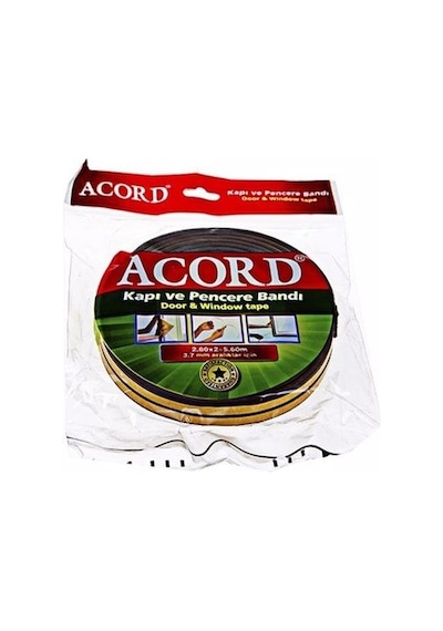 Acord Kapı Bantı ve Pencere Fitili Bandı Yapışkanlı 2.80 x 2 = 5.60