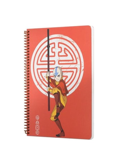 Mabbels Avatar Aang Spiralli Not Defteri Kırmızı 80 Yaprak Çizgili 17x24cm Dft-388616