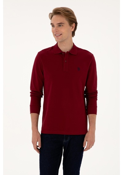 U.s. Polo Assn. Erkek Basic Sweatshirt 2225784 Bordo