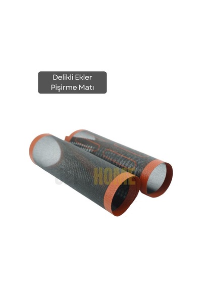 Delikli Ekler Pişirme Matı Çift Taraflı Fırın Matı Silikon Hamur Matı Yapışmaz Büyük Boy 40x60 Cm
