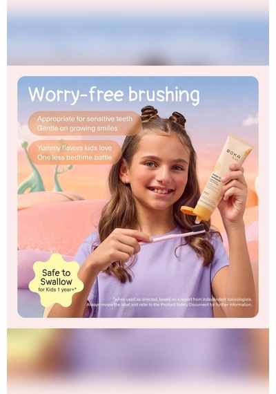 Boka Kids Orange Cream Nano-hydroxyapatite Çocuk Diş Macunu 96gr