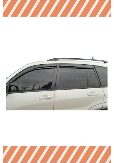 Toyota Uyumlu Rav 4 2006-2012 Modellerine Özel 4'Lü Mügen Tip Cam Rüzgar