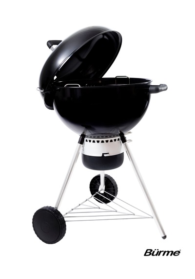Partner 55.00 Black Profesyonel Kömürlü Barbekü Siyah