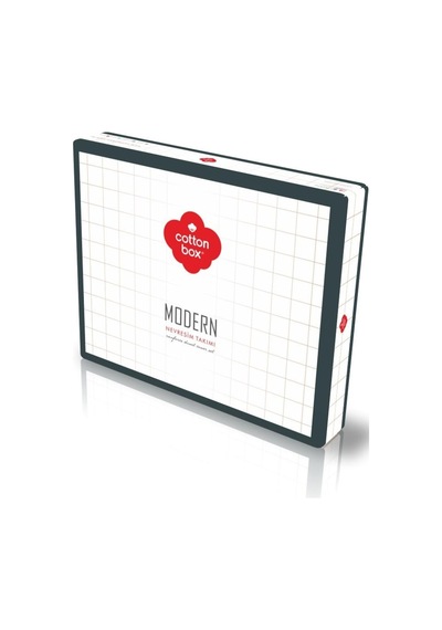 Cotton Box Modern Çift Kişilik Nevresim Takımı Joya Bordo