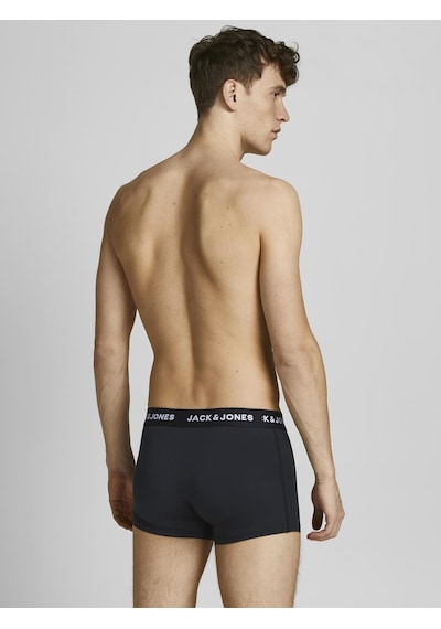Jack & Jones Erkek Mikrofiber 3'lü Boxer Paketi - Base - 12204876 Black