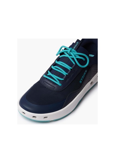 Strike Bluefin Lace Sneaker - Navy Lthr&textile W/blue