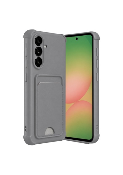 Samsung Uyumlu Galaxy A17 5g Kelvin Kartvizitli Silikon - Gri