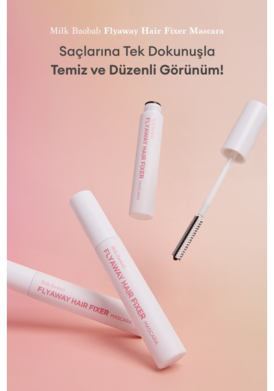 Elektriklenen İnce Teller İçin Sabitleyici Saç Maskarası Mılk Baobab Flyaway Hair Fixer Mascara