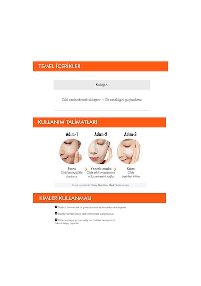Missha 3 step Lifting Mask Kolajen İçeren 3 Aşamalı Maske 15 G